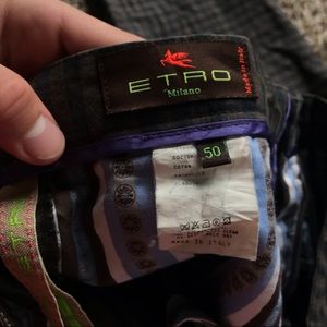 Etro Milano women’s plaid pants